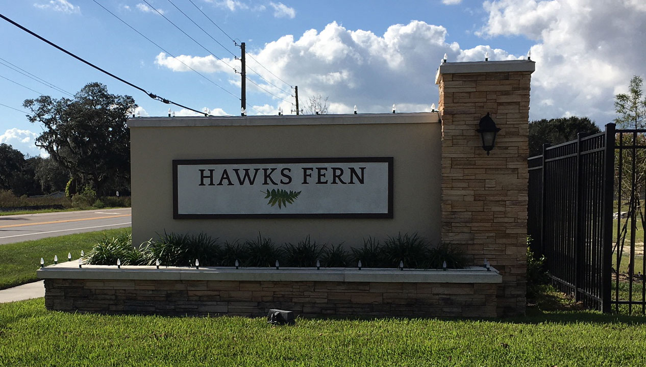 Hawks Fern Entrance